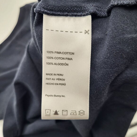 Psycho Bunny Graphic T Shirt Kids SZ 10/12 Medium Black Neon - Picture 8 of 8